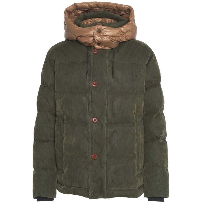 Peuterey Doudoune Corduroy down jacket 'Cinaed' grün