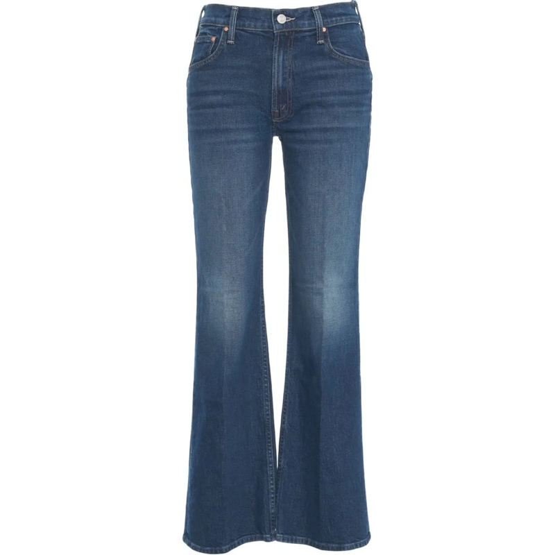 Mother Slim-Fit-Jeans Flared jeans 'The Bookie' blau