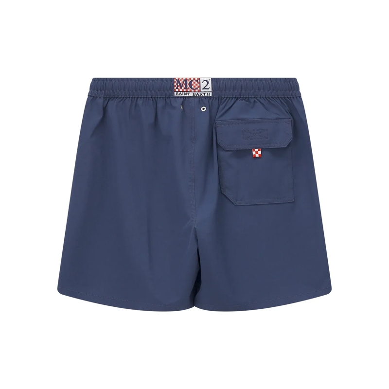 Mc2 Saint Barth  Badehose mit Logo blau(Image 2)