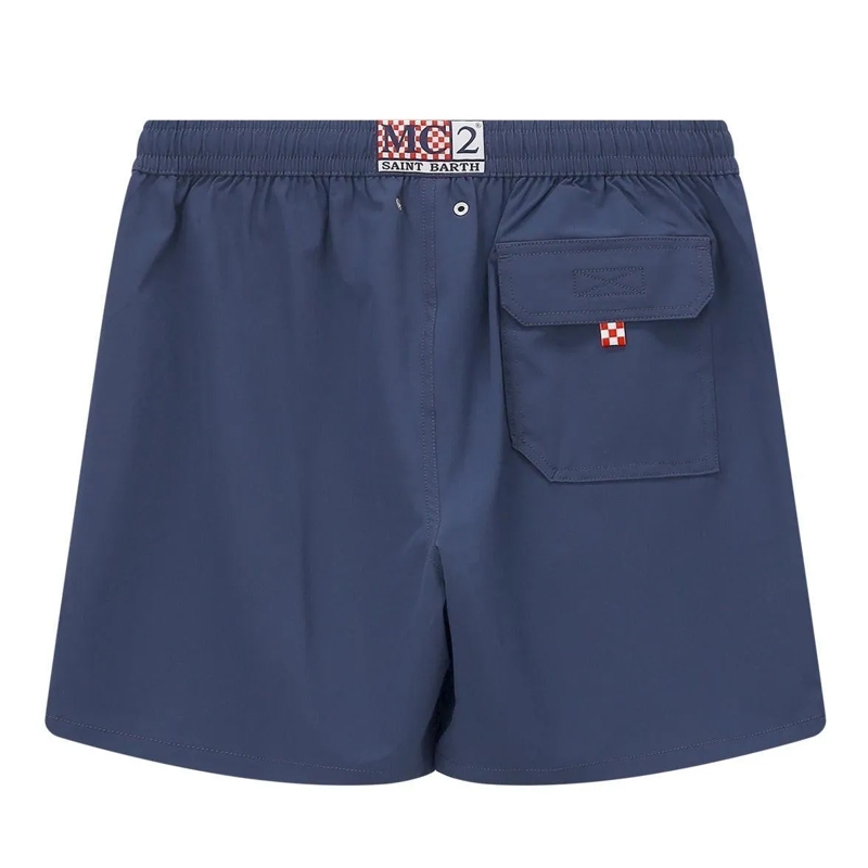 Mc2 Saint Barth  Badehose mit Logo blau(Image 2)