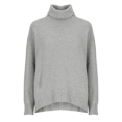 Vanise Grey Cashmere Sweater Grey Rollkragenpullover