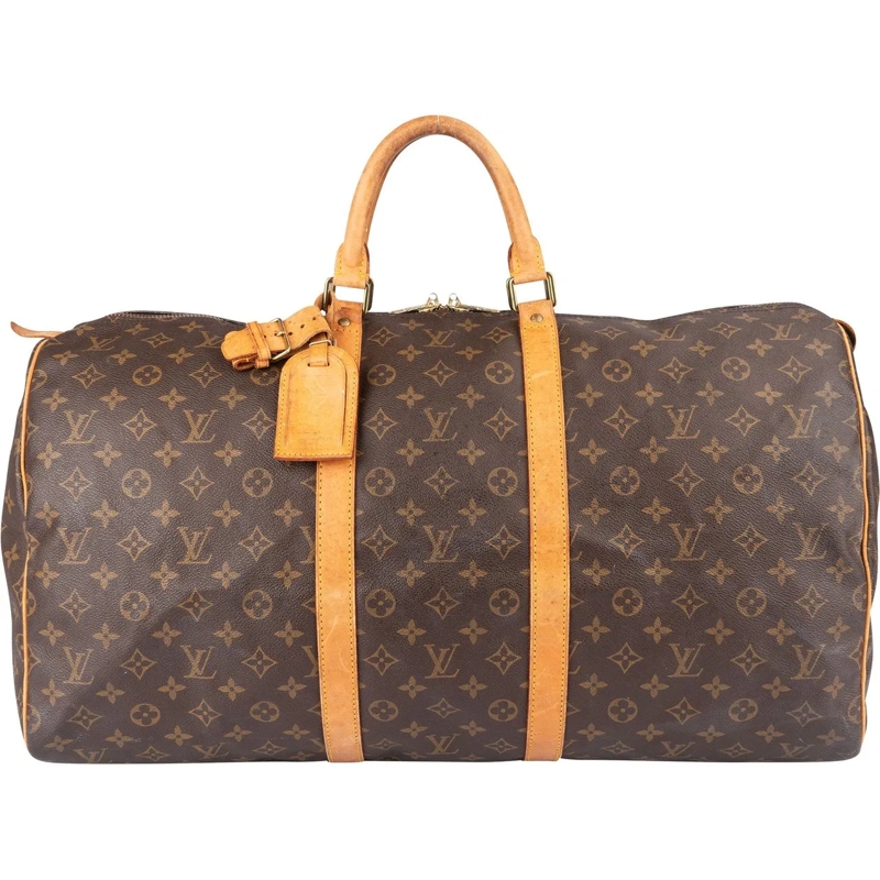 Louis Vuitton Tote Louis Vuitton Canvas Monogram Keepall 55 braun