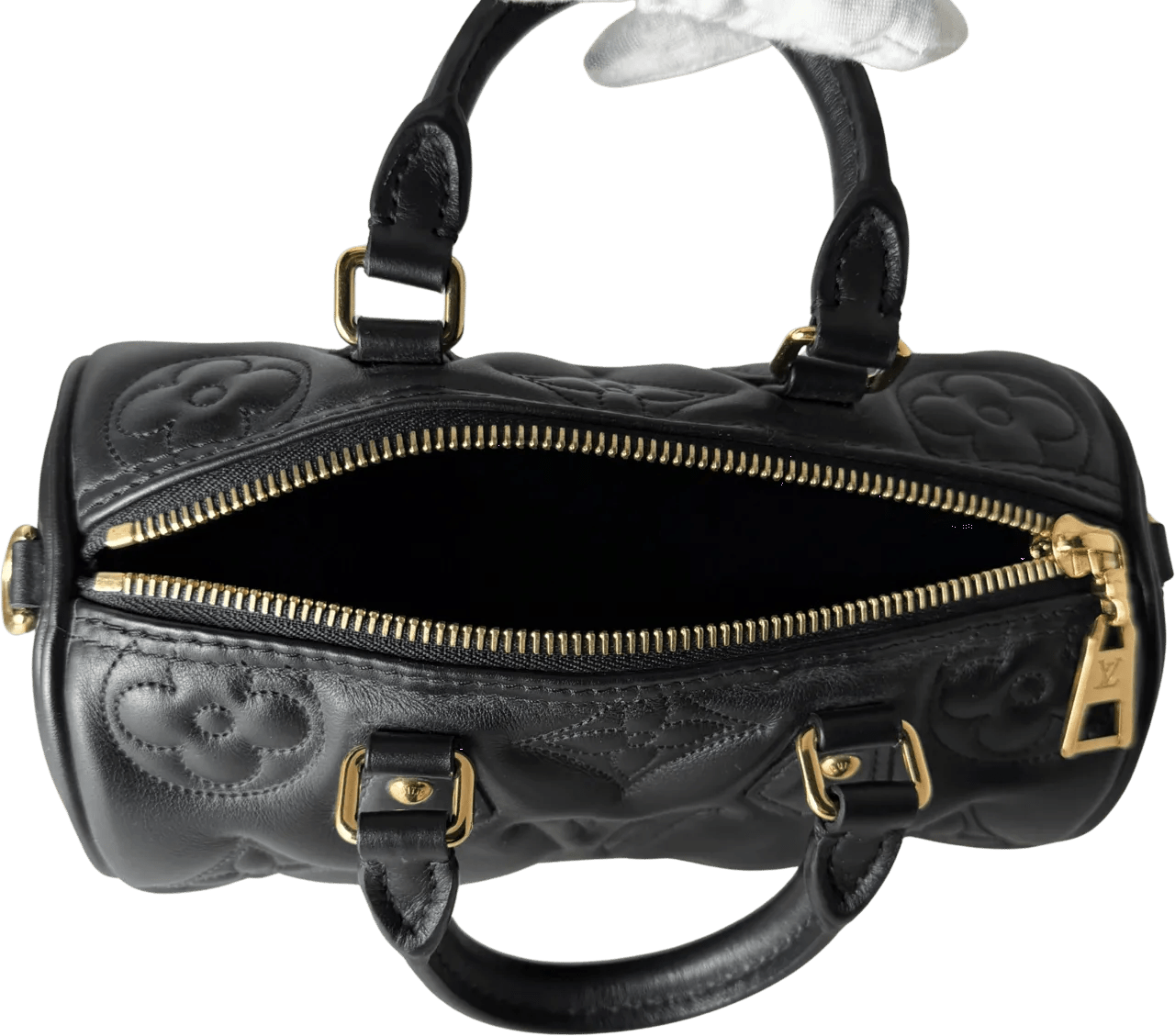 Thumbnail - Louis Vuitton Hobo Bags - Louis Vuitton Papillon BB Bubblegram Handtasche Sc - Gr. unisize - in Schwarz - für Damen