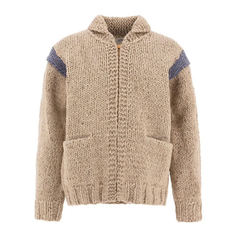 Visvim Pull Relaxed Fit Hand-Knitted Cowichan Sweater By Visvi Neutrals