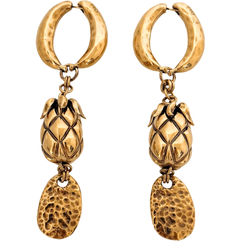 Chloé Ring Chloe Fruits Earrings Gold / mint condition gold