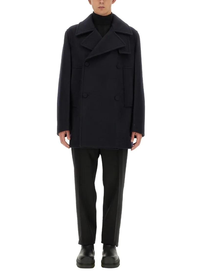 Thumbnail - Jil Sander - "Caban" Jacket - Größe 50 - blau