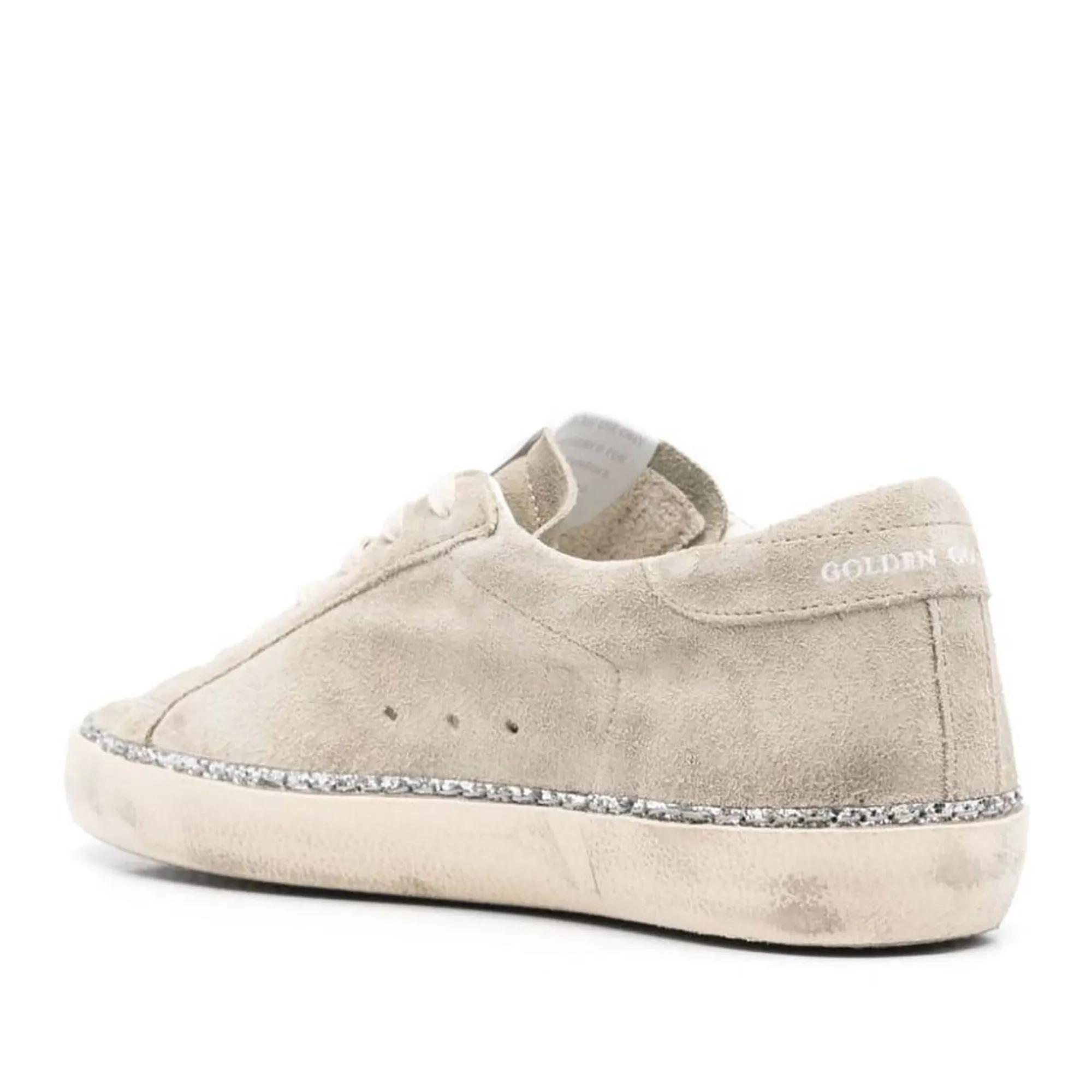 Golden Goose Low-Top Sneakers Silver in zilver