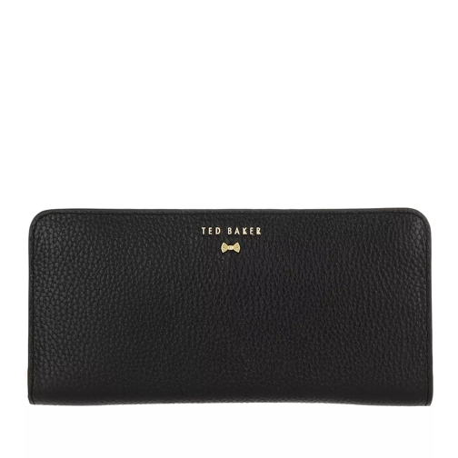 Ted Baker Maely Bow Zip Matinee Black Continental Wallet-plånbok