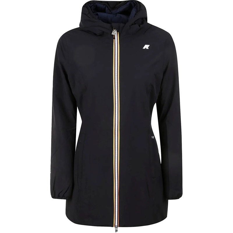 K-Way Veste de transition Coats Black schwarz