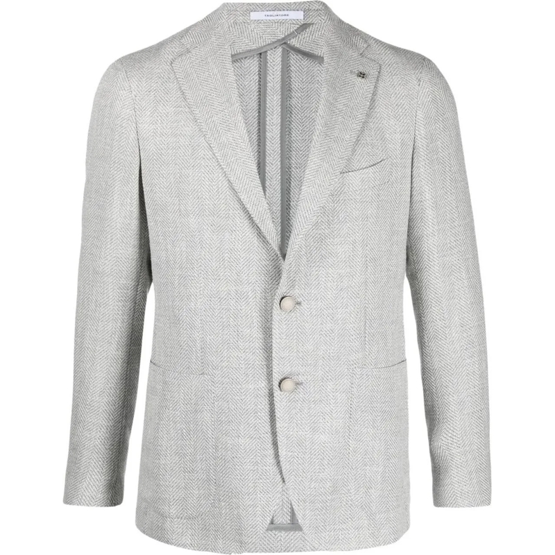 Tagliatore Donsjas giacca uomo lightgray mehrfarbig