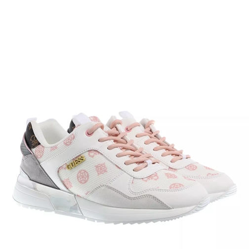 Guess Metz Sneakers White Pink Low-Top Sneaker
