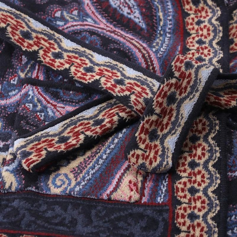 Etro Strickjacke Lange Strickjacke mit Gürtel mehrfarbig(Image 7)