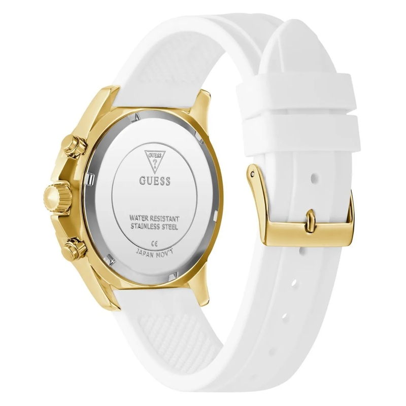 Guess Quarzuhr Quarz-Analoguhr Majesty weiss(Image 8)