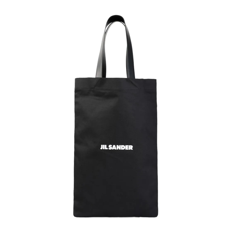 Jil Sander Fourre-tout Book Tote In Black Black