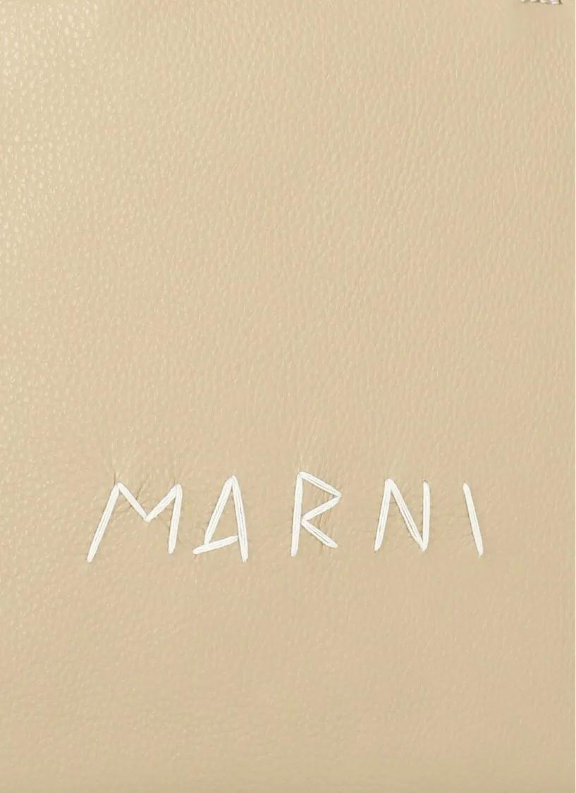 Marni Totes & shoppers Museo Soft Bag in beige