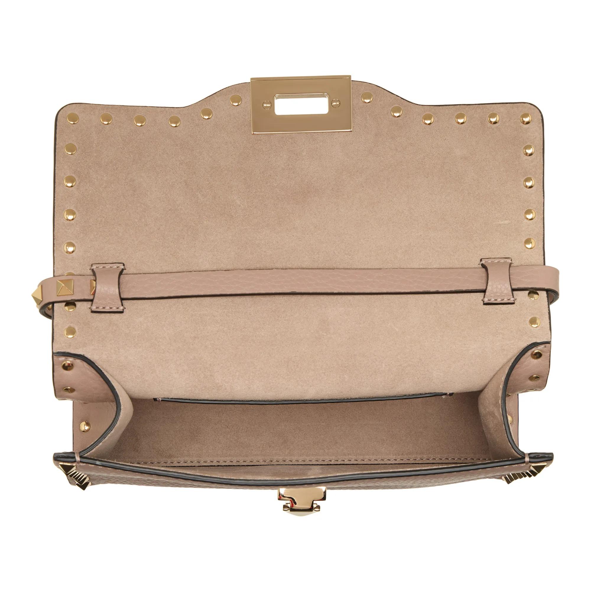 Valentino Garavani Crossbody bags Small Shoulder Bag Rockstud in taupe