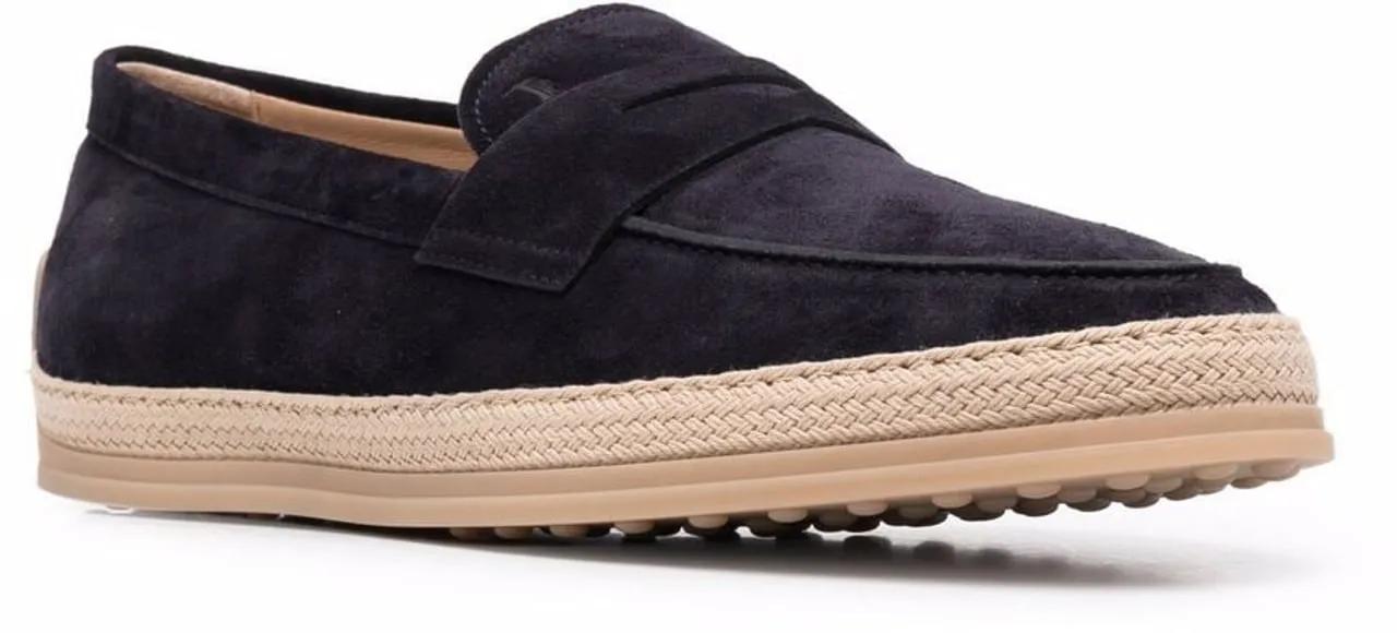 Thumbnail - Tod's Loafer - Mocassino In Pelle Scamosciata Blu - Gr. UK_9_5 - in Blau - für Damen
