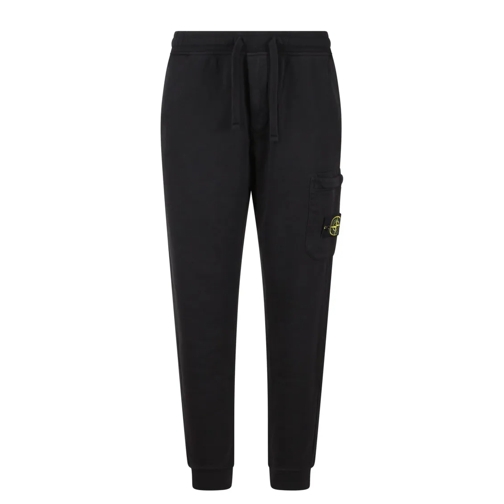 Stone Island Jogginghosen Badge Logo Sweat Pants Black