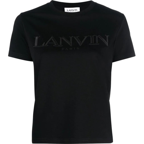 Lanvin T-Shirts Top Black schwarz