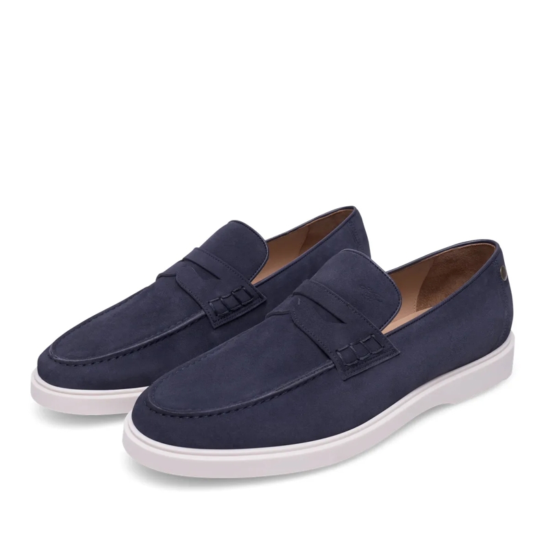 Heinrich Dinkelacker Loafer Loafer Genua Penny Loafer V dunkel-blau(Image 3)
