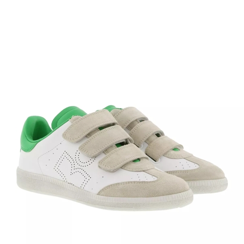 Isabel Marant Bethshell Sneakers Leather White/Green låg sneaker