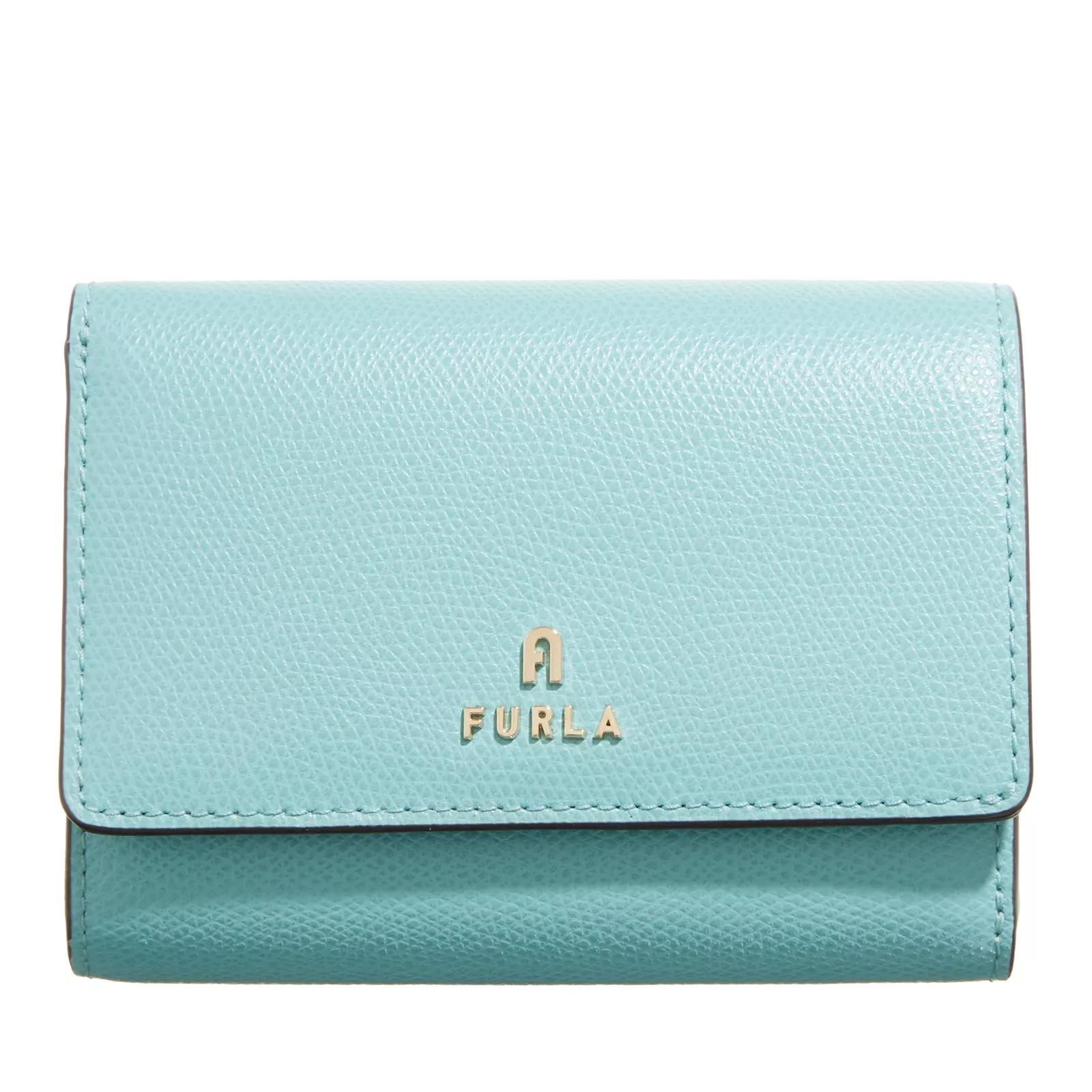 Furla Portemonnaie - Furla Camelia M Compact Wallet Flap - Gr. unisize - in Blau - für Damen