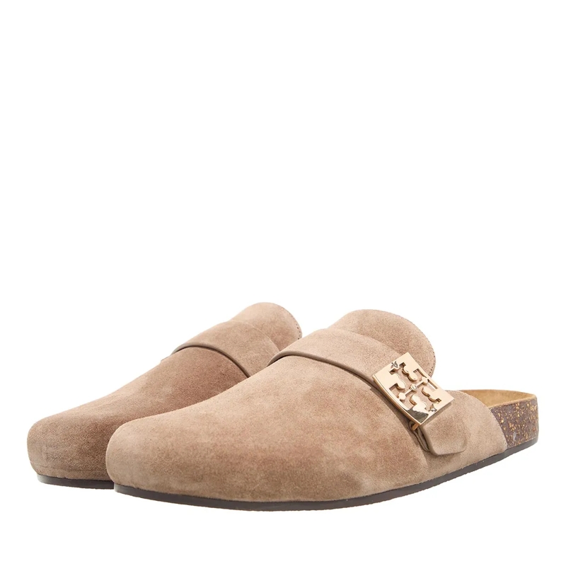Tory Burch Mules Mellow Mule River Rock/Gold(Image 8)