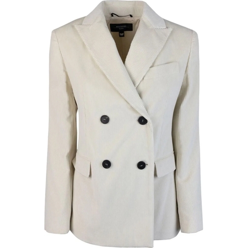 Max Mara Sommerjacken Max Mara Jackets White weiß