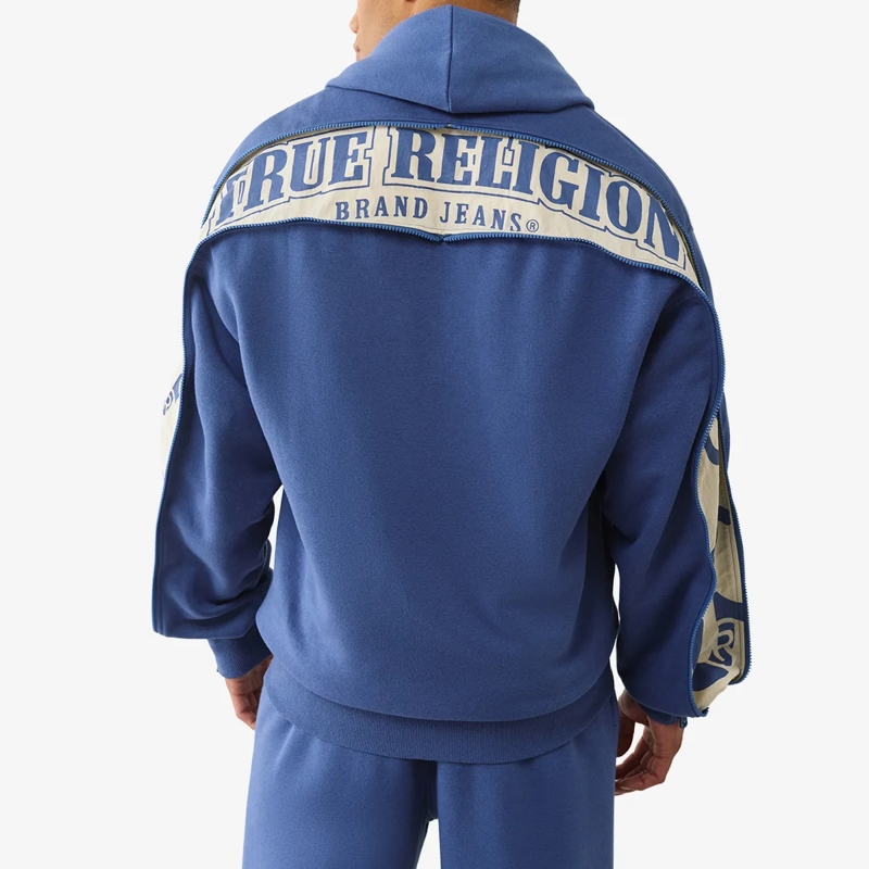 True Religion  Hoodie Zip-Up blau(Image 3)