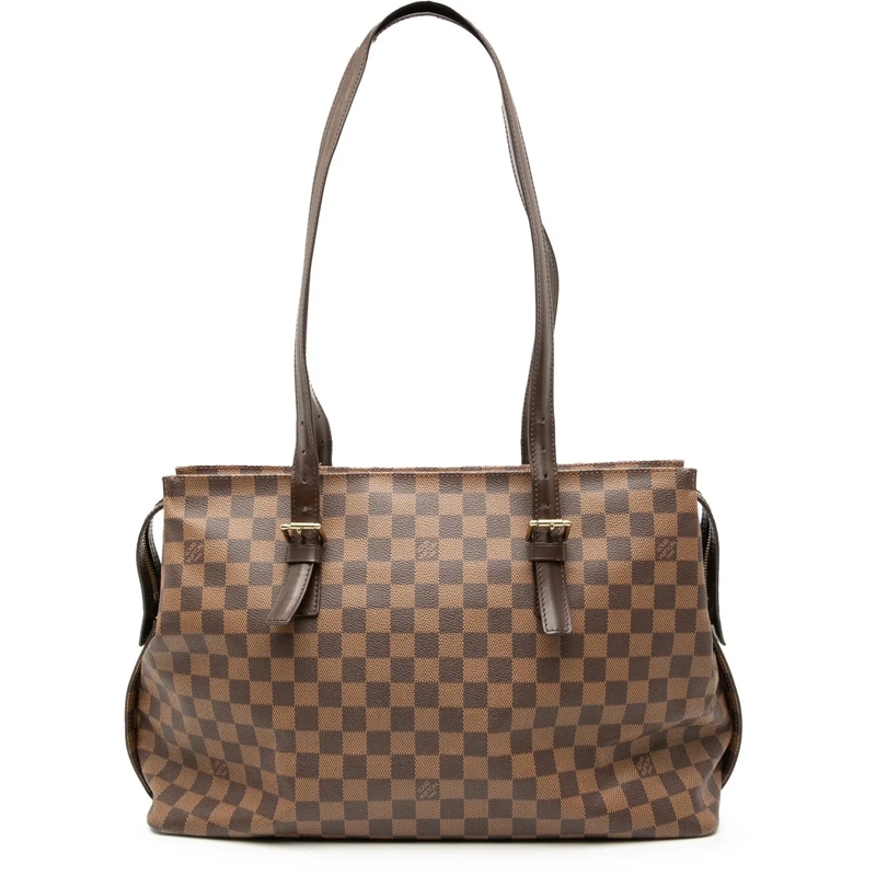 Louis Vuitton Schultertasche Damier Ebene Chelsea braun
