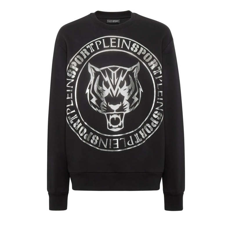 Plein Sport Sweatshirt Sweatshirt Tiger schwarz