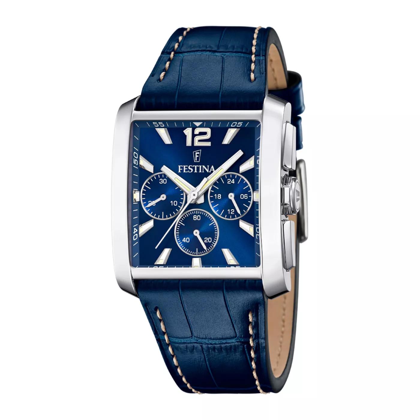 Festina Uhren - Festina Timeless Chrono herren Uhr Blau F20636/2 - Gr. unisize - in Grau - für Damen