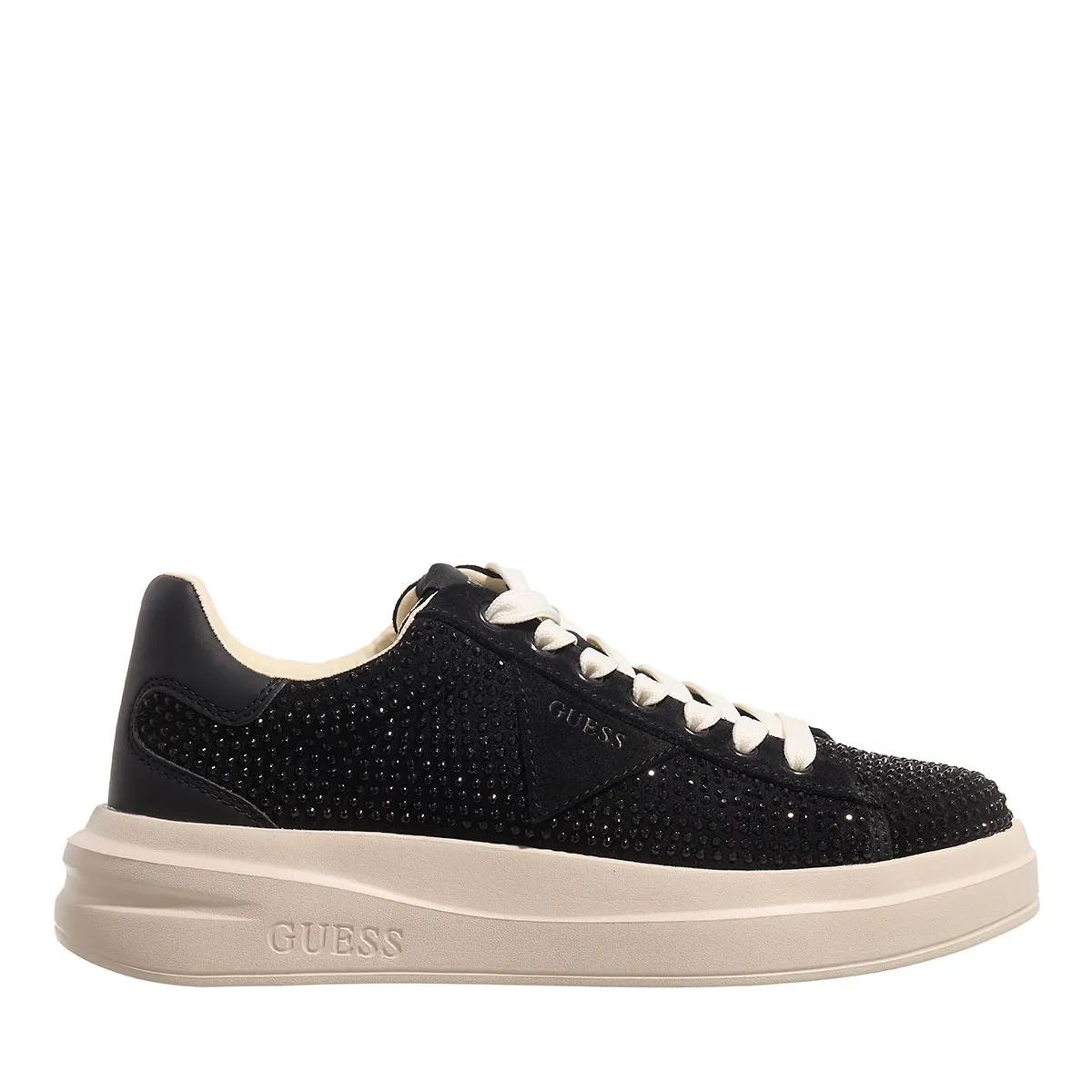 Guess Women's Black Low-Top Sneakers - Elbina - Low-Top Sneakers For Size 3 (Uk)