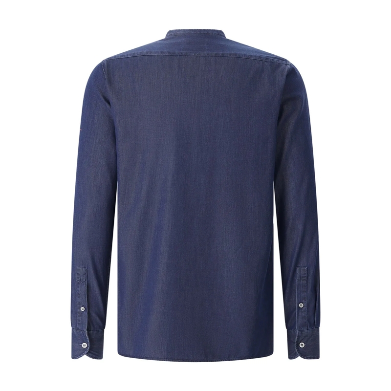 Paul & Shark Chemise Jeans-Hemd aus Baumwolle blau(Image 3)