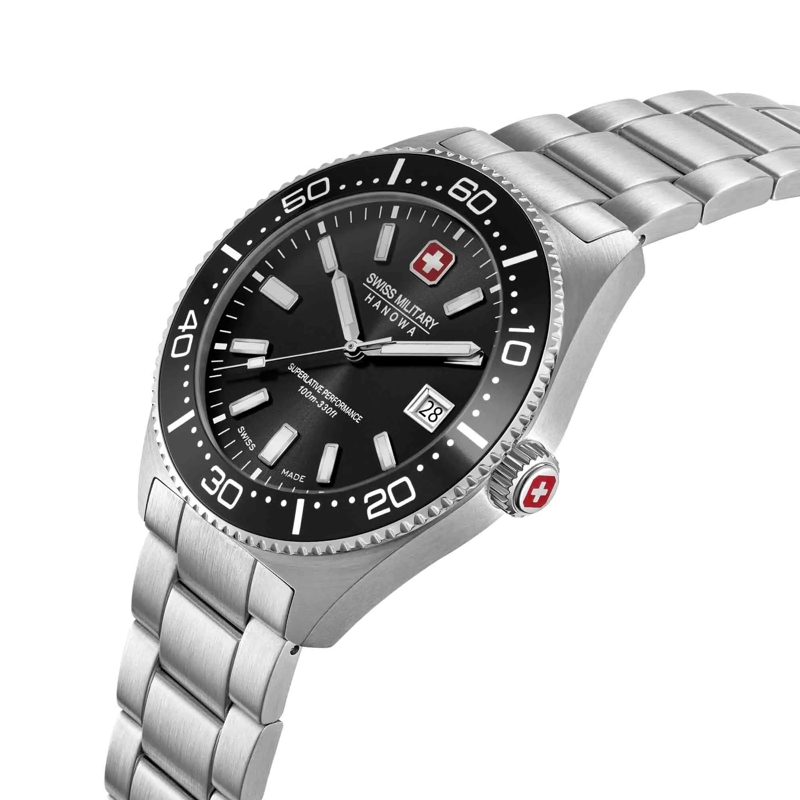 Swiss Military Hanowa Quarzuhr Quarzuhr Nomad silber(Image 3)