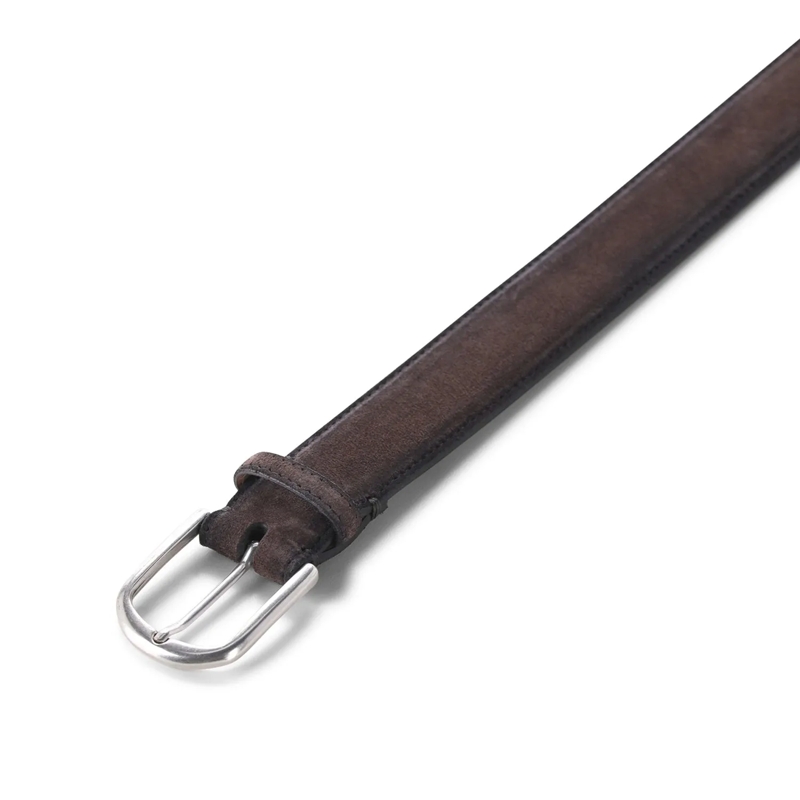 Fausto Colato Riem Gürtel aus Veloursleder blau(Image 4)