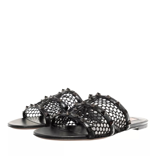 Valentino Slide Rockstud 05 Black Studs mehrfarbig Claquette