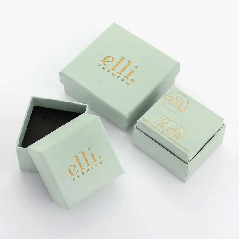 Elli Ring Ring Ladies Ginkgo Leaf Nature Open Adjustable in  Gold (Image 5)