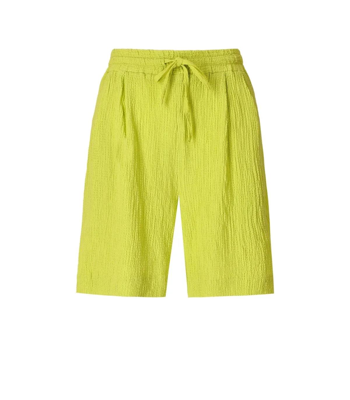 Essentiel Antwerp - ESSENTIEL ANTWERP DIDIM LIME BERMUDASHORTS - Größe XS - gelb