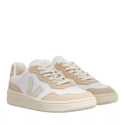 Veja V-90 O.T. Leather Extra White Pierre Almond lage-top sneaker