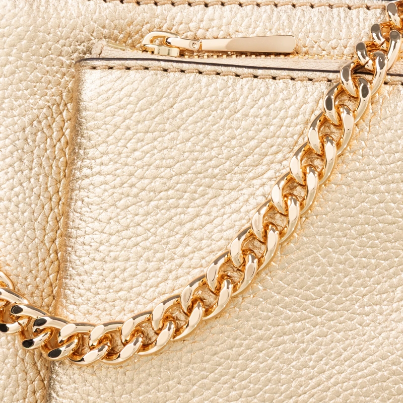 MICHAEL Michael Kors Crossbody Bag Md Pckt Conv Xbody Pale Gold(Image 5)