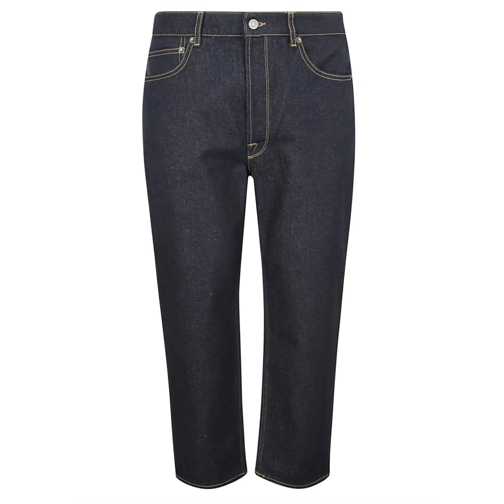 Golden Goose Jeans Straight Leg Dark Blue Jeans Blue