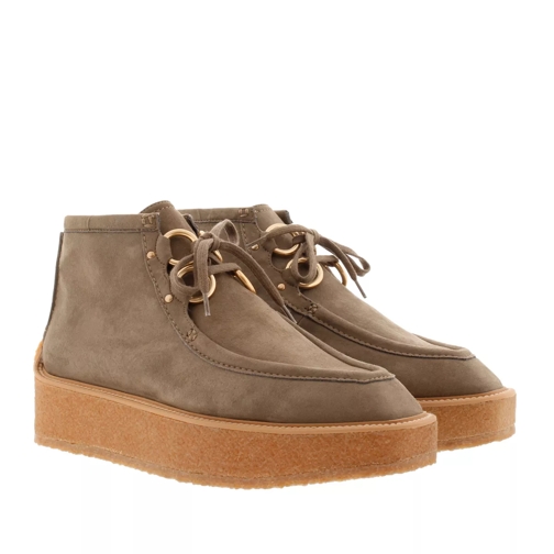 Stella McCartney High Clipper Ankle Boots Taupe Stiefelette