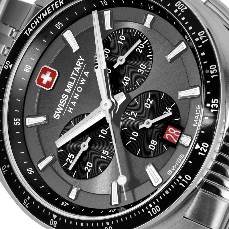 Swiss Military Hanowa Chronograph Quarzuhr Defender silber(Image 4)