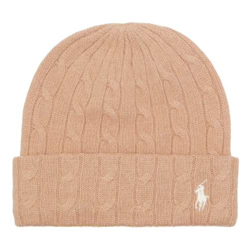 Polo Ralph Lauren Cuff Hat Cold Weather Camel Wollen Hoed