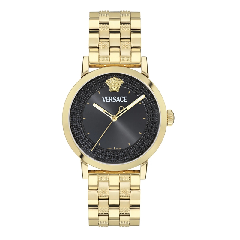Versace Quarzuhr Quarz-Analoguhr Versace Albireo gold