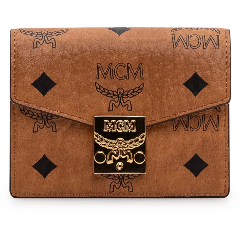 MCM Geldbörse Portafoglio Tracy Mini beige
