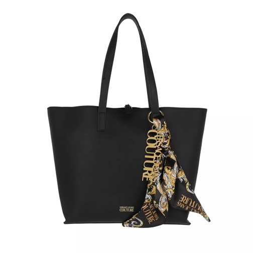 Versace Jeans Couture Shopping Bag Leather Nero Shopping Bag