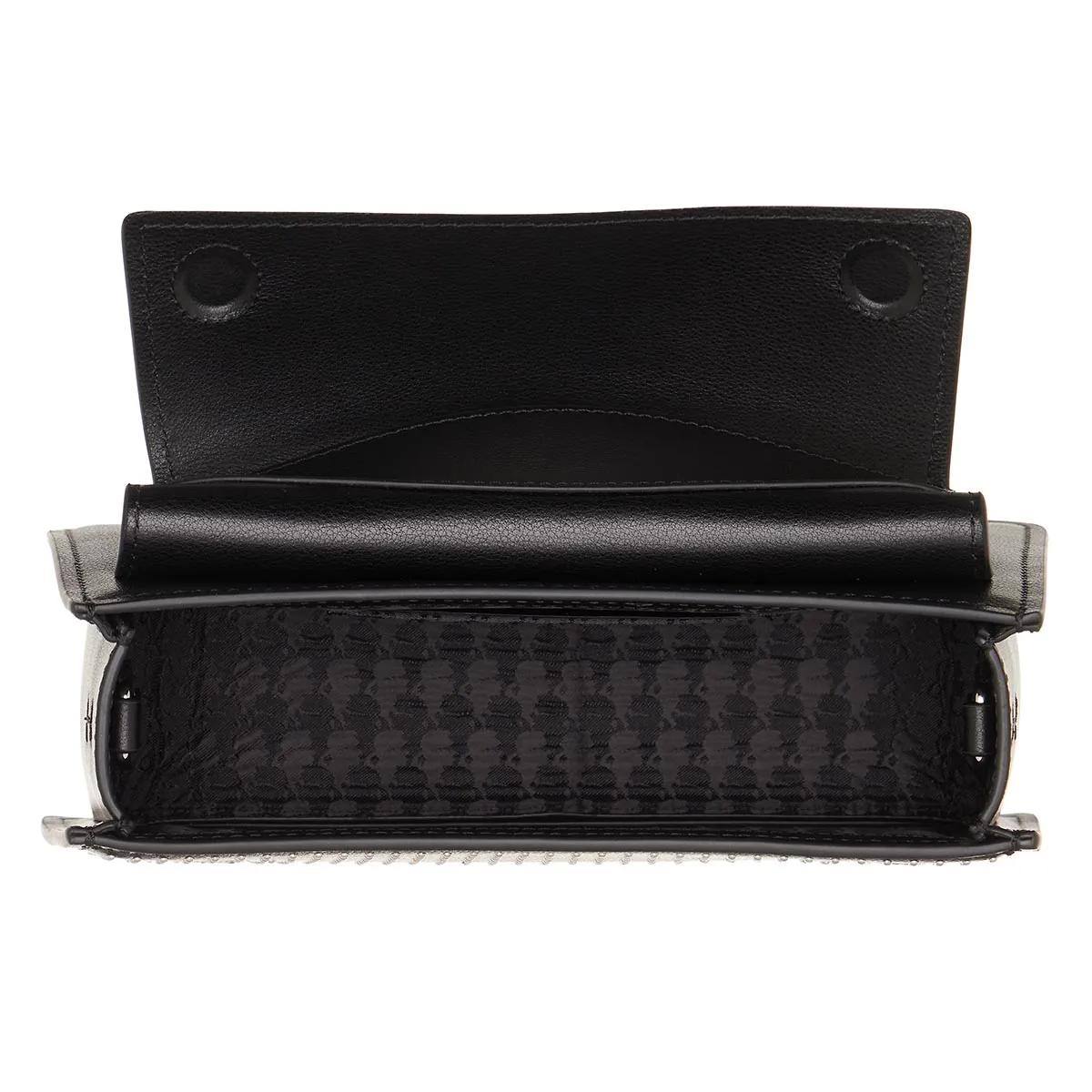 Karl Lagerfeld Crossbody bags K Ikonik 2.0 Leather Shb Studs in zwart