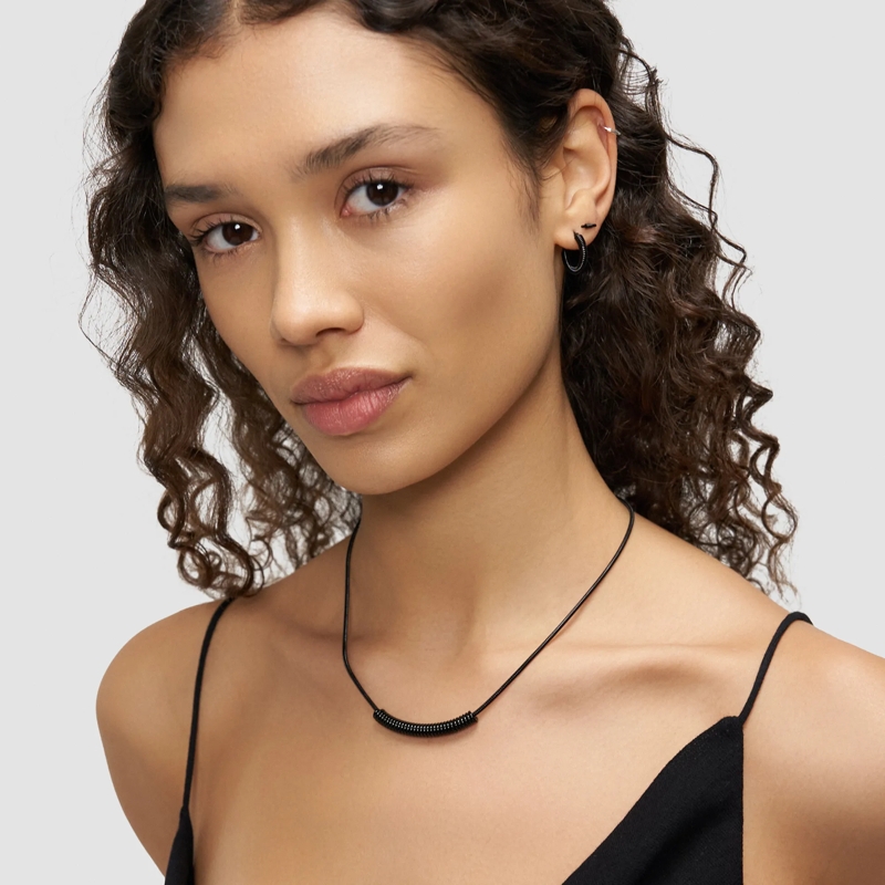 Liebeskind Berlin Ohrstecker Edelstahl Twist schwarz(Image 2)